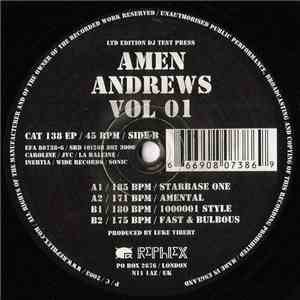 Amen Andrews - Vol 01 flac album