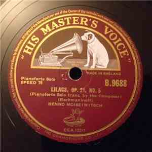 Benno Moiseiwitsch - Lilacs / Sabre Dance flac album