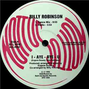 Billy Robinson - I-Aye-Bye-You / I'll Be Your Friend flac album
