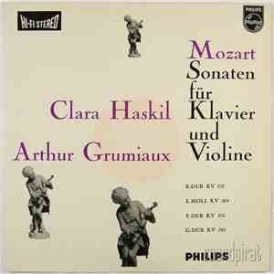 Clara Haskil, Arthur Grumiaux, Mozart - Sonaten Für Klavier Und Violine flac album
