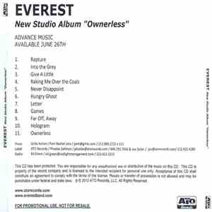 Everest  - Ownerless flac album