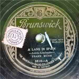 Frank Munn - A Lane In Spain / Just An Ivy Covered Shack flac album