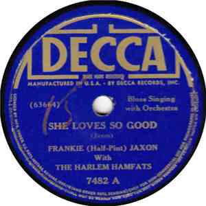 Frankie Jaxon with The Harlem Hamfats - She Loves So Good / Riff It flac album
