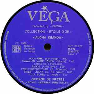 George de Fretes And His Royal Hawaiian Minstrels - Aloha Keakoa flac album