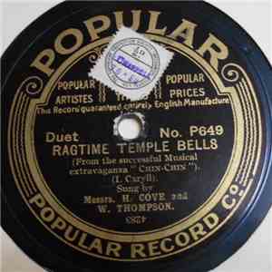 H. Cove And W. Thompson - Ragtime Temple Bells / Kentucky Home flac album