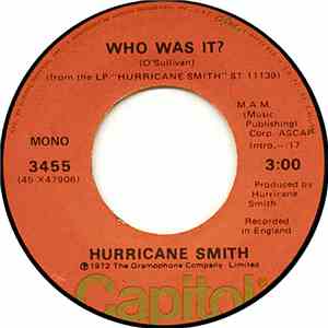 Hurricane Smith - Who Was It? flac album