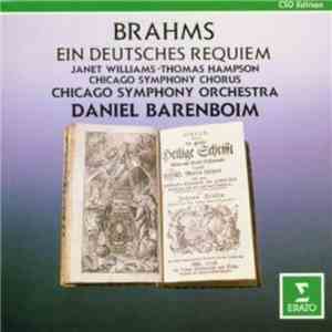 Johannes Brahms, Daniel Barenboim - Ein Deutsches Requiem flac album
