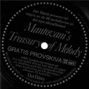 Mantovani - Det Bästa Presenterar Några Av De 96 Melodierna Ur Det Nya Skivalbumet Mantovani's Treasury Of Melody flac album
