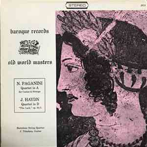 N. Paganini / J. Haydn - Barcelona String Quartet, J. Toledano - Quartet In A For Guitar & Strings / Quartet In D "The Lark", Op. 64/5 flac album