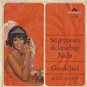 Peter Anders  - Sei Gepriesen Du Lauschige Nacht flac album