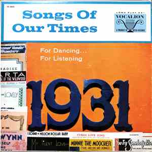 Ray Benson And His Orchestra - Songs Of Our Times - Song Hits Of 1931 flac album