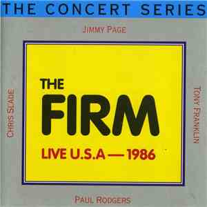 The Firm  - Live U.S.A. 1986 flac album