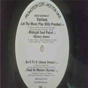 Various - Disco Sampler #1 flac album