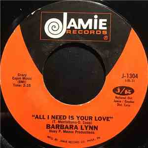 Barbara Lynn - All I Need Is Your Love / You're Gonna Be Sorry flac album