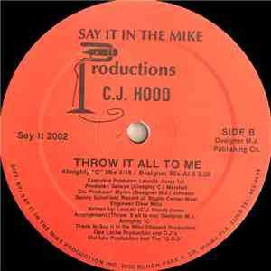 C.J. Hood - Throw It All To Me flac album