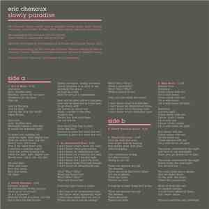 Eric Chenaux - Slowly Paradise flac album