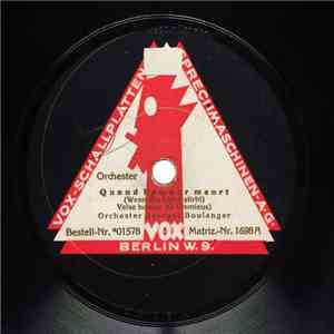 Georges Boulanger - Quand L'amour Meurt / Vera-Milonga flac album