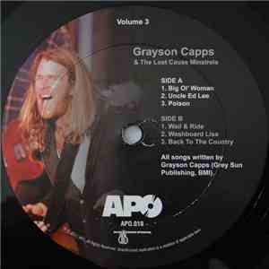 Grayson Capps & The Lost Cause Minstrels - Grayson Capps & The Lost Cause Minstrels Volume 3 flac album