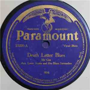 Ida Cox Acc. By Lovie Austin And Her Blues Serenaders - Death Letter Blues / Kentucky Man Blues flac album