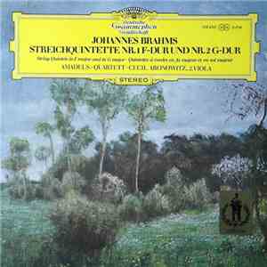 Johannes Brahms ‧ Amadeus-Quartett ‧ Cecil Aronowitz - Streichquintette Nr. 1 F-dur Und Nr. 2 G-dur flac album