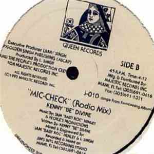 Kenny "Be" Divine - Mic-Check flac album