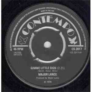 Major Lance - Gimme Little Sign flac album