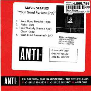 Mavis Staples - Your Good Fortune flac album