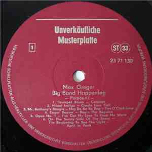 Max Greger - Big Band Happening flac album