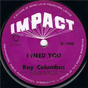 Ray Columbus - I Need You flac album
