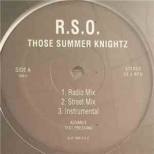 R.S.O - Those Summer Knightz / You'll Never Know flac album