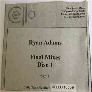 Ryan Adams - Love Is Hell - Final mixes disc 1 & 2 flac album