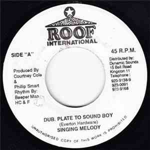 Singing Melody - Dub Plate To Sound Boy flac album