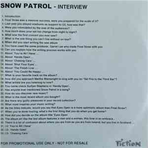 Snow Patrol - Interview flac album