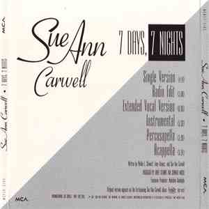 Sue Ann Carwell - 7 Days, 7 Nights flac album