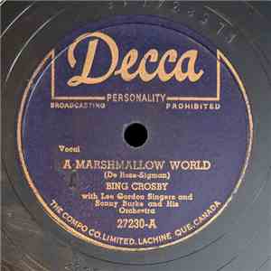 Bing Crosby - A Marshmallow World / Looks Like A Cold, Cold Winter flac album