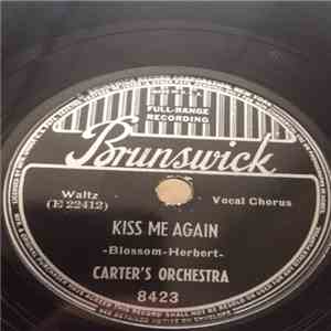 Carter's Orchestra - Kiss Me Again / Missouri Waltz flac album