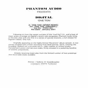 Digital - One Ton flac album
