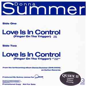 Donna Summer - Love Is In Control (Finger On The Trigger) flac album