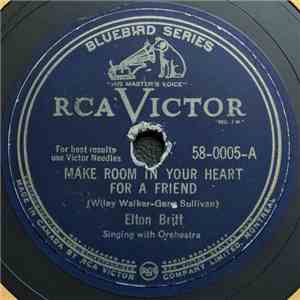 Elton Britt - Make Room In Your Heart For A Friend / Detour flac album