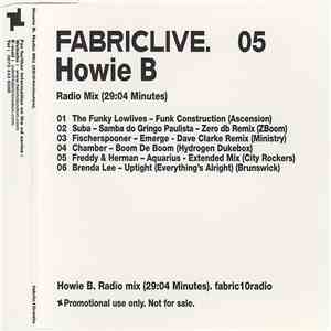 Howie B. - FabricLive. 05 (Radio Mix) flac album