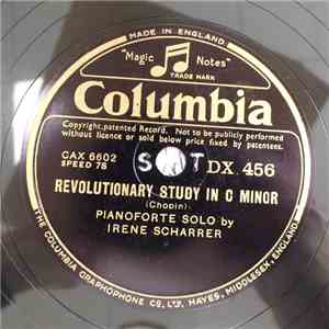 Irene Scharrer - Revolutionary Study In C Minor / Fantaisie-Impromptu In C Sharp Minor flac album