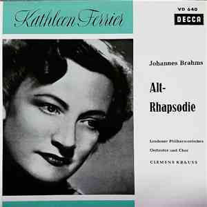 Kathleen Ferrier - Brahms, Alt-Rhapsodie flac album