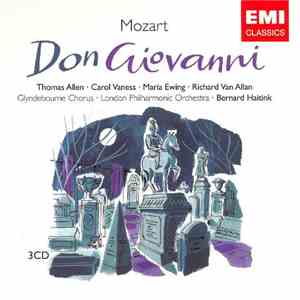 Mozart, Thomas Allen, Carol Vaness, Maria Ewing, Elizabeth Gale, Keith Lewis , Richard Van Allan, John Rawnsley, Dimitri Kavrakos, The Glyndebourne Chorus, The London Philharmonic Orchestra, Bernard Haitink - Don Giovanni flac album