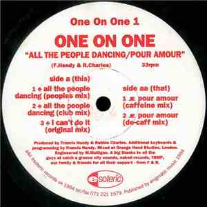 One On One  - All The People Dancing / Pour Amour flac album