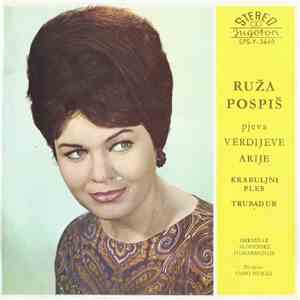 Ruža Pospiš - Ruža Pospiš Pjeva Verdijeve Arije flac album