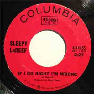 Sleepy LaBeef - If I Go Right I'm Wrong flac album