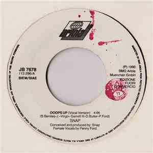 Snap / Lisa Stansfield - Ooops Up (Vocal Version) / What Did I Do To You flac album