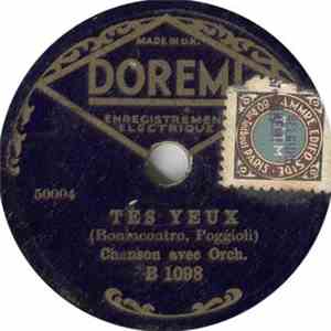 Unknown Artist - Tes Yeux / Un Mot Suffit flac album