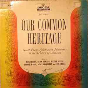 Various - Our Common Heritage - Great Poems Celebrating Milestones In The History Of America flac album