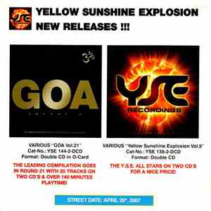 Various - Yellow Sunshine Explosion New Releases!!! flac album